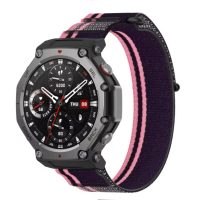 brățară din nailon pentru Xiaomi Amazfit T-Rex 3 - roz închis