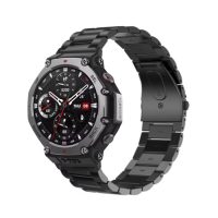 brățară din metal pentru Xiaomi Amazfit T-Rex 3 - negru