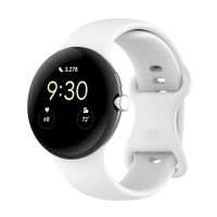 eses Brățară din silicon pentru Google Pixel Watch 3, 41 mm, mărimea L - Alb