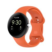 eses Brățară din silicon pentru Google Pixel Watch 3, 41 mm, mărimea S - Portocalie