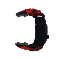 eses Paracord nylon outdoor brățară pentru Xiaomi Amazfit T-Rex 3 - Roșie