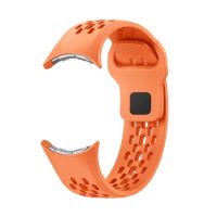 Brățară din silicon perforată pentru Google Pixel Watch 3, 45 mm - Portocalie