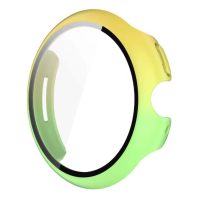 Cudin silicon pentru Google Pixel Watch 3, 45 mm - Verde-galben