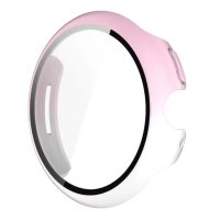 Cudin silicon pentru Google Pixel Watch 3, 45 mm - Roz-alb