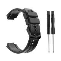 sesă Silikonovă brățară perforată pentru Garmin Forerunner 25 - Mărimea S, neagră