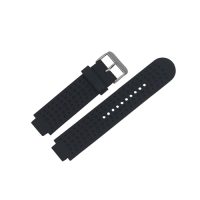 sesă Silikonovă brățară perforată pentru Garmin Forerunner 25 - Mărimea L, neagră