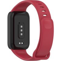 Curea siliconică eses cu ramă pentru Xiaomi Smart Band 9 Active - Roșu