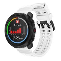 Curea siliconică eses pentru Polar Vantage M3 și Polar Grit X2 Pro - Alb