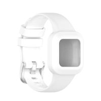 Curea din silicon eses pentru Garmin Vivofit Junior 3 - Albă