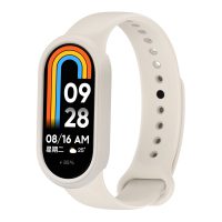 Brățară Silicon - Bej - pentru Xiaomi Smart Band 8, 9 și 10