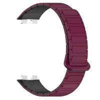 eses Curea magnetică din silicon pentru Huawei Band 8, 9, 10 - Violeta