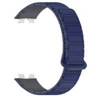 eses Curea magnetică din silicon pentru Huawei Band 8, 9, 10 - Albastră