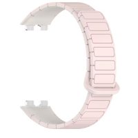 eses Curea magnetică din silicon pentru Huawei Band 8, 9, 10 - Roz