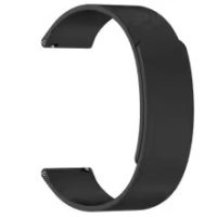 Brățară silicoan magnetică - neagră, 18 mm