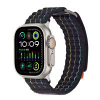 Curea structurată din nylon pentru Apple Watch - Neagră 38 mm, 40 mm, 41 mm