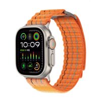 Curea structurată din nylon pentru Apple Watch - Portocalie 38 mm, 40 mm, 41 mm