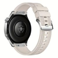 eses Curea silicon matlasat Huawei Watch GT5 41 mm și GT5 Pro 42 mm - Bej