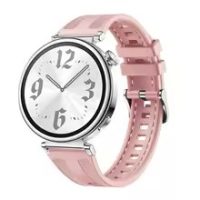 eses Curea matlasat silicon Huawei Watch GT5 41 mm și GT5 Pro 42 mm - Róz