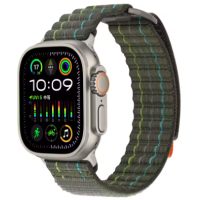 Curea din nailon eses pentru Apple Watch - Verde 42 mm, 44 mm, 45 mm, 49 mm