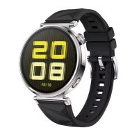 eses Curea Texturată din Silicon pentru – Negru, 20 mm