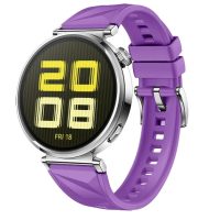Curea Texturată din Silicon pentru Huawei GT 5 – Violet
