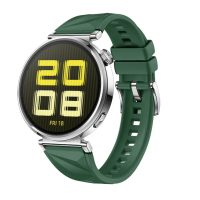 Curea Texturată din Silicon pentru Huawei GT 5 – Verde