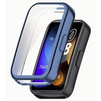 Husă din silicon pentru Huawei 8, 9 și 10 - Albastră