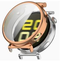 Capac din silicon pentru Huawei Watch GT5 41mm - Roz auriu