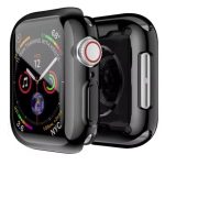 Capac din silicon pentru Apple Watch 10 42 mm - Negro