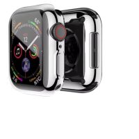 Capac din silicon pentru Apple Watch 10 42 mm - Argint