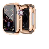 Capac din silicon pentru Apple Watch 10 46 mm - Trandafir auriu