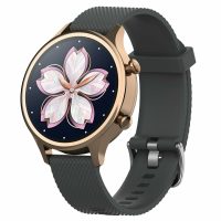 Brățară din silicon - Gri modelat, 18 mm