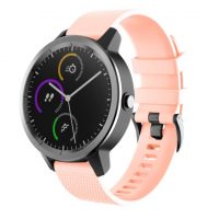 Brățară din silicon - Roz modelat, 18 mm