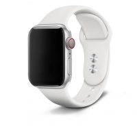 Brățară din silicon pentru Apple Watch - Alb S, M, L, - 38mm, 40mm, 41mm