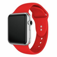 Brățară din silicon pentru Apple Watch - Roșu S, M, L - 38mm, 40mm, 41mm
