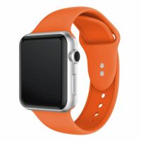Brățară din silicon pentru Apple Watch - Portocalie S, M, L - 38mm, 40mm, 41mm