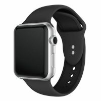 Brățară din silicon pentru Apple Watch - Neagră S, M, L - 38mm, 40mm, 41mm