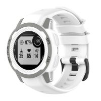 Curea din silicon pentru Garmin Instinct și Instinct 2 - Alb