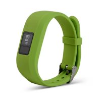 eses Curea din silicon pentru Garmin VivoFit Junior 1 și 2, Vívofit 3 - Mărimea L, verde