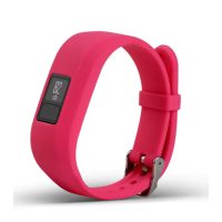 eses Curea din silicon pentru Garmin VivoFit Junior 1 și 2, Vívofit 3 - Mărimea L, roz