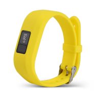 eses Curea din silicon pentru Garmin VivoFit Junior 1 și 2, Vívofit 3 - Mărimea L, galben