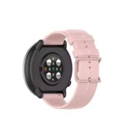 Curea din silicon eses cu suprafață texturată - roz, 20 mm