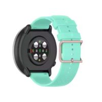 Curea din silicon eses cu suprafață texturată - Mentă, 20 mm