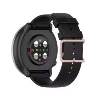 Curea din silicon eses cu suprafață texturată - Negru, 20 mm