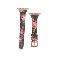 Curea din piele eses pentru Apple Watch - Florală 42mm, 44mm, 45mm, 49mm