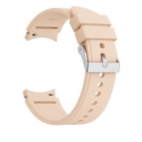 Brățară din silicon pentru Samsung Galaxy Watch 4, 5, 6, 7 - Bej, 20 mm