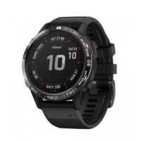 eses Curea din silicon pentru Garmin Fénix 6X Pro - Neagră