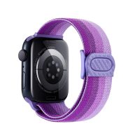 cesa Nylon elastică pentru Apple Watch - Spectrul mov 42mm, 44mm, 45mm, 49mm