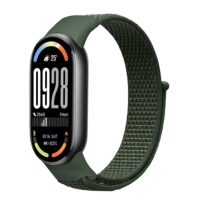 esese curea din nailon pentru Xiaomi Smart Band 8, 9 și 10 - Verde