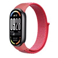 esese curea din nailon pentru Xiaomi Smart Band 8, 9 și 10 - Roșu